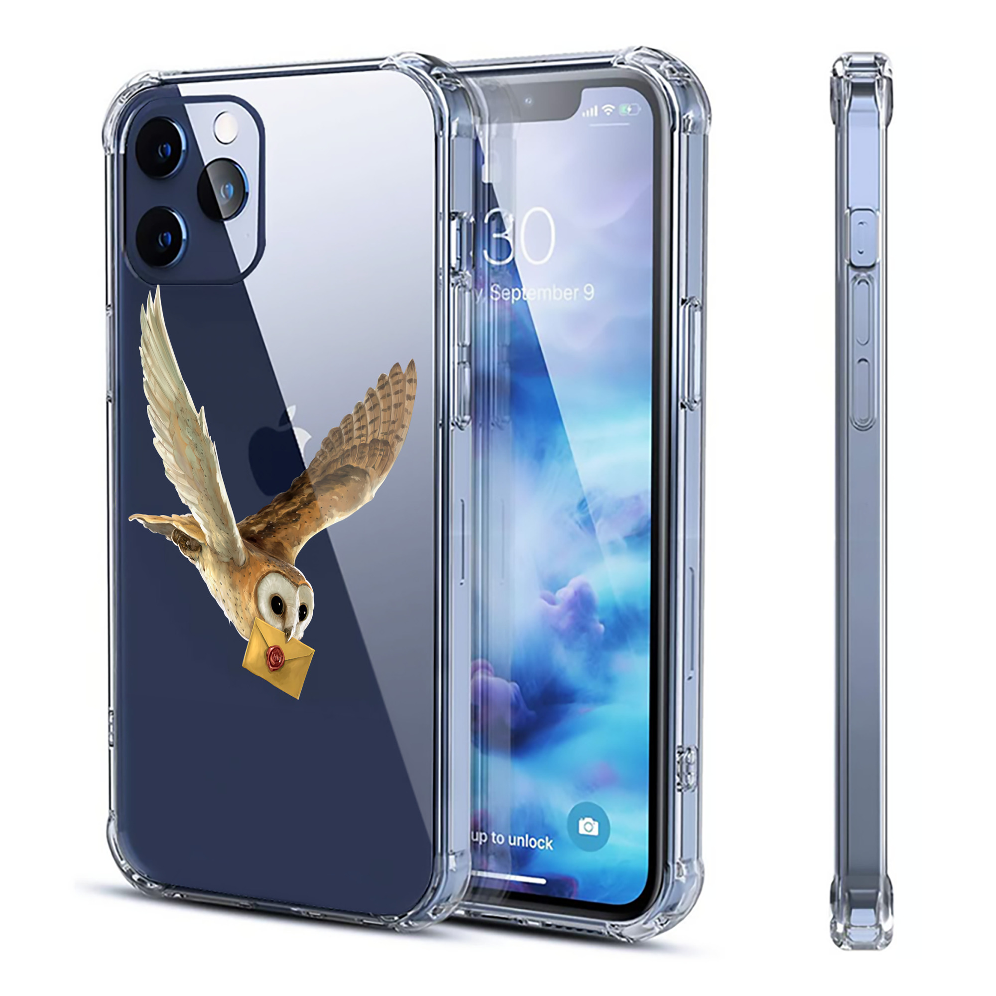 （画像用） Harry Potter ハリー・ポッターシリーズ 【iPhone 12シリーズ対応】透明スマホケース（クリアソフトケース）